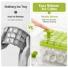 Ice Cube Trays with Storage Bin, 84 Cubes Ice Maker