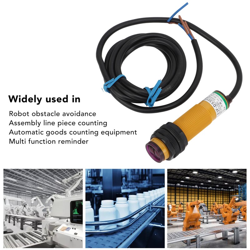 5 Pcs Infrared Photoelectric Switch Normally Open 10 To 30cm