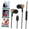 LABRIMP Headphones Ergonomic in Ear Noise Canceling Earphones with Wired