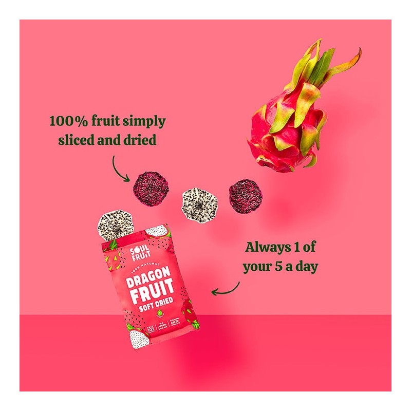 Soul Fruit Soft Dragon Fruit Slices
