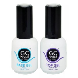 GC Nails Base + Top Gel 3 Pasos , Uñas, Gel ,  Gc Nails
