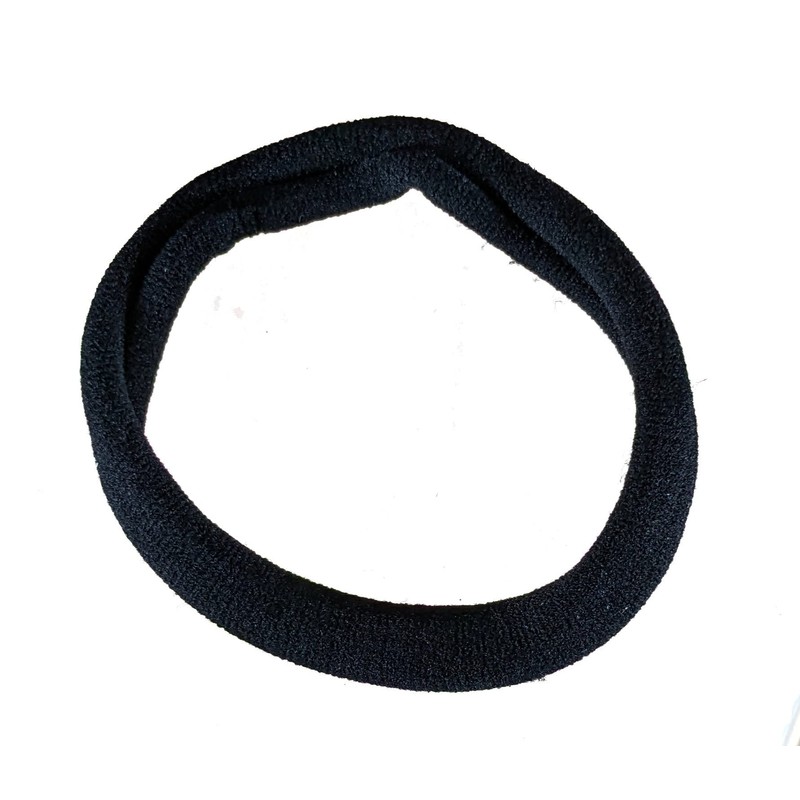 Extra Large Black Jersey Endless Snag Free Hair Bobbles Elastics