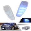 GTINTHEBOX Clear Lens Ice Blue LED Side Marker Light Lamps