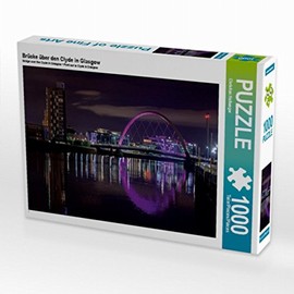 CALVENDO Puzzle - Bridge Over the Clyde in Glasgow - 1000 Pieces Photo Puzzle for Happy Hours