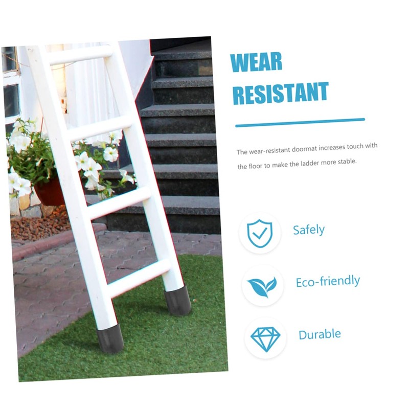 COHEALI 3pcs Non Slip Rubber Ladder Feet Replacement Mats Durable