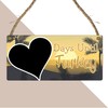 Days Until Turkey Holiday Countdown Plaque - MDF Wooden Hanging