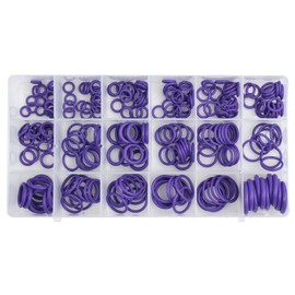 Bohaner Air Conditioning Sealing Rings 270 Pieces O Rings Assortment Rubber Seals Rings Rubber Rings with Valve Core Remover, O-Ring Seal Ring for Car Air Conditioning