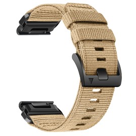 Zeit Diktator 22mm Quickfit Watch Bands compatible with Garmin Fenix 8 47mm/E 47mm/7X Pro/7/6 Pro/5 plus/Forerunner 965 955 945 935/Epix 2 Pro/Descent G1/ Approach S70 S60 S62 Nylon Watchband For Men
