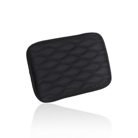 Center Console Cover for Most Vehicles - Waterproof Armrest Pad Protector - Car Armrest Seat Box Cover (Black)