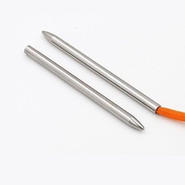 2Pcs Silver 550 Paracord Fids Lacing Stitching Weaving Needles Stainless Steel Camping and Hiking, Leathercraft, Paracord Tools Sewing