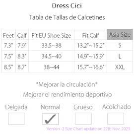 Dress Cici Compression Socks for Women, Nylon Knee High Socks for Outdoor Athletic Small Size (3 Pairs: White), Asia Size S