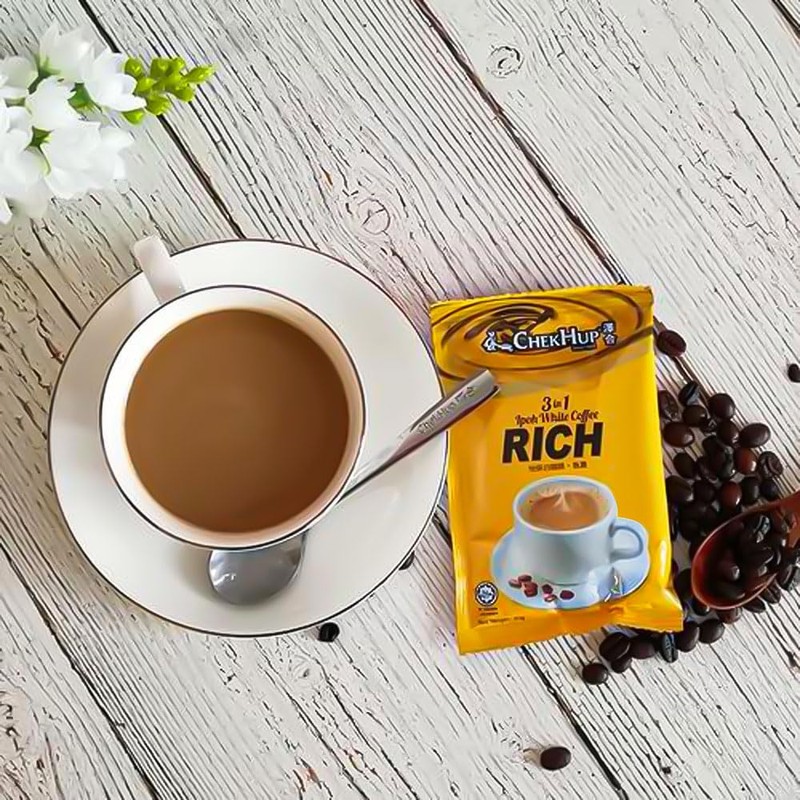 Chek Hup 3 in 1 White Coffee Rich 40g*12 Sachets
