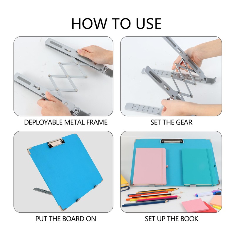 Slant Board for Writing 16 x 12 Inch Adjustable Tilted