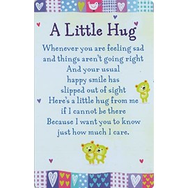 Heartwarmers A Little Hug Keepsake Card & Envelope 3.5" x 2" Code K133E