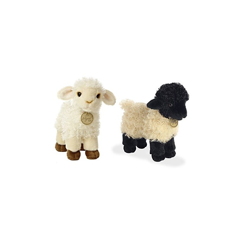 Aurora 7" Miyoni Baby Lamb and 8.5" Suffolk Lamb Bundle