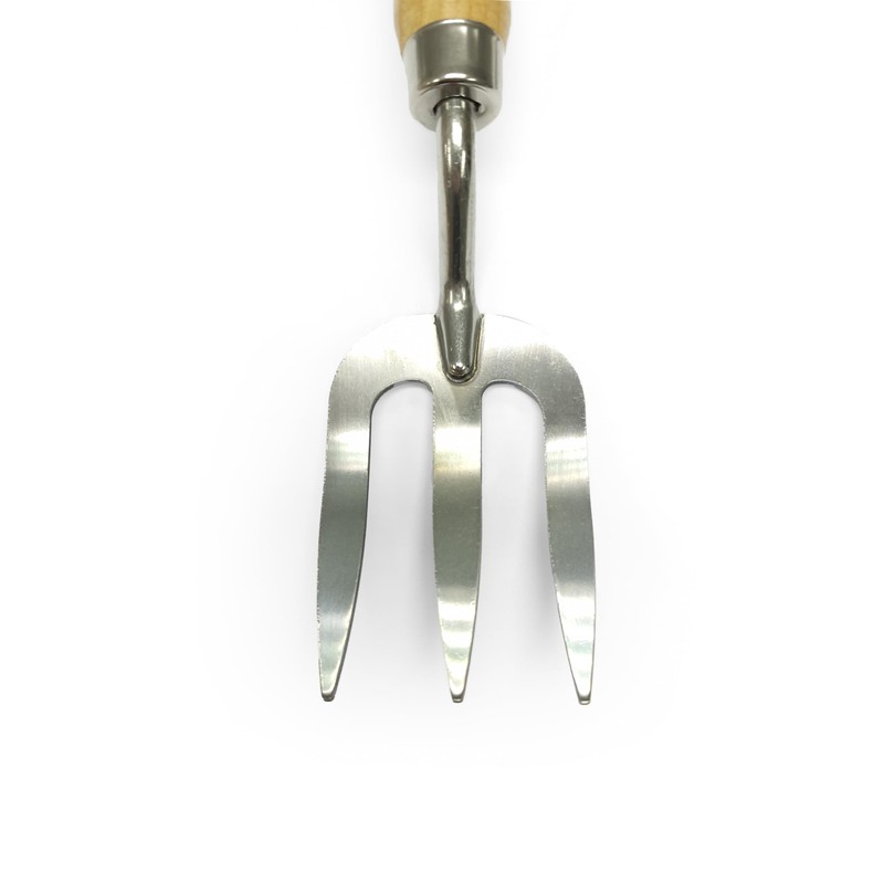 Greenman Light Weight Weeding Fork Stainless Steel Ash Handled 5