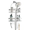 Zenith Expandable Handheld Shower Head/Large Bottle Caddy, Stainless Steel