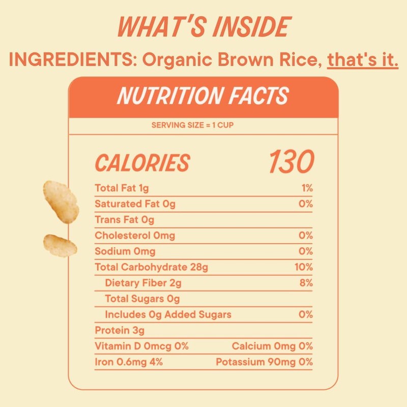 The Real Cereal Company, Organic Brown Rice Crisps Cereal 3-Pack,