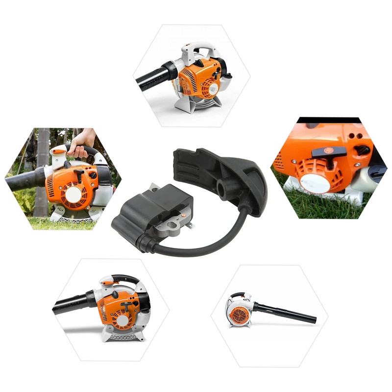 Ignition Coil 42414001307 Metal Rubber Replacement for Stihl Leaf Blower