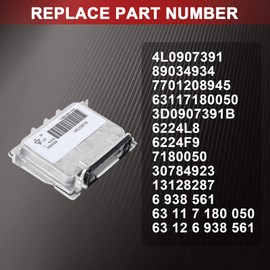 4L0907391 Xenon Scheinwerfer Scheinwerfer Vorschaltgerät/Steuergerät Ersatz für Q7 1er E81 E82 E87 E88 MK3 MK4 S60 XC60 XC90 EOS 508 3008 5008 C4 C5 DS4 Altea 5P Exeo 3R 63117180050 7701208945