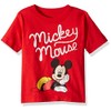 Mickey Mouse Boys Toddler T-Shirt, red, 3T