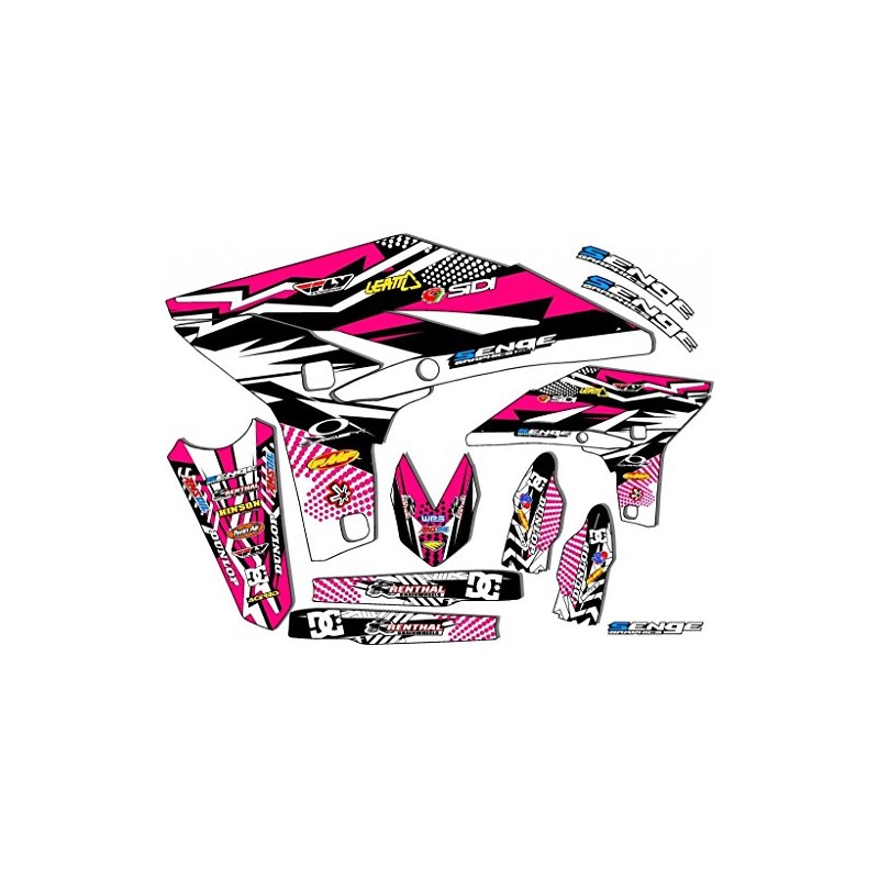 2002-2014 YZ 85 Mayhem Pink Senge Graphics Base Kit Compatible