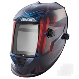 VEVOR Welding Helmet Auto Darkening True Color, 3.94" x 3.15" Welding Hood Solar-Powered, Welder Mask with 4 Arc Sensors, Wide Shade 4/5-9/9-13 for TIG MIG ARC Weld Cut Grinding - METIS Series