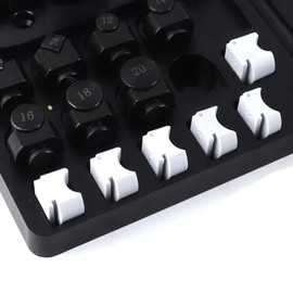 Vaveren 6 Pieces Small Ring Bender Machine Dies Nylon Dies for Jewelry Makers for Making Spoon Rings Ring Bending Machine Accessories