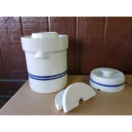 OHIO STONEWARE 2 Gallon Water Seal Fermentation Pot