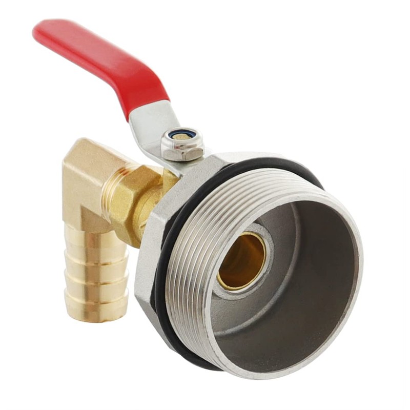 Carvedexquisitely 2" Drum Faucet for 55 Gallon Drum,Brass Rain Barrel