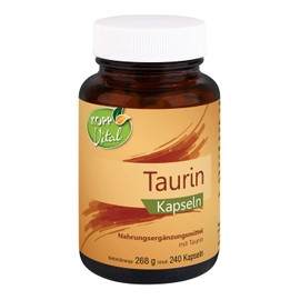 KOPP Vital® Taurine Capsules 1000 mg - 240 Vegan Capsules - 100% Pure Taurine - High Dose & Premium Quality - No Additives - Made in Germany - 268 g