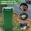 Raccoon Resistant Trash Can Lock Strap - Prevent Animal Rummaging