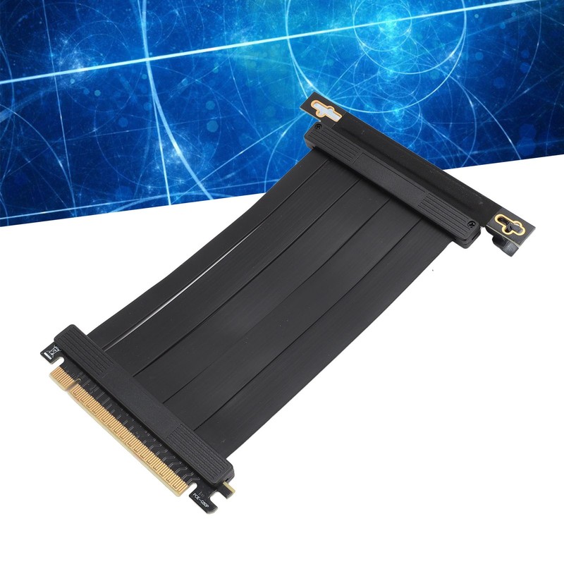 PCIE 4.0 X16 Extender 90 Degree 26GB/s 5.9 Inch Shielded