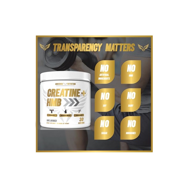 Creatine HMB - HMB Creatine - for Muscle Growth, Increased