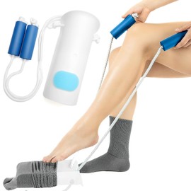 VOSSOT Stocking Aid for Socks, Socks Dressing Aid, High-Quality Sock Dressing Aid After Hip Surgery, Sock Puller for Seniors, Pregnant Women and Immobile People