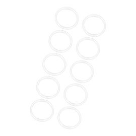 GLOKUUCA Silicone O-Rings - 10 Packs Rubber Gaskets Seal Rings Fits for Faucet Seal Pipe Repair - O Ring Assortment Kit - 27mm ID x 33mm OD x 3mm Height