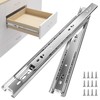 Homdiy 10 Inch Heavy Duty Drawer Slides Side Mount 100