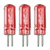 PB-Versand 3x G4 LED 1.5 Watt Dimmable Lamp Red/Red Light