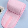 Neat face wash band microfiber sticky face wash band light pink 3ea