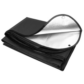 E EASTSTORM 7×5ft Heavy Emergency Blanket,Thickened Bivvy Bag Survival Rescue Blanket Reusable,Tarpaulin Waterproof Reflective Tarp Three layers of Protection for Outdoor Camping