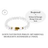 Elephant Bracelet with Genuine 8 mm Natural Stone Beads and