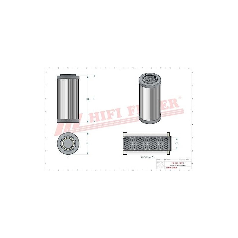 HIFI Filter Hydraulic Filter SH 57092