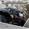 AUTMATCH D Ring Shackle Mount with Backer Plate (2 Pack)