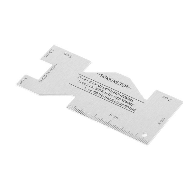 Metal Sewing Ruler Aluminium Alloy Light Flexible Portable Accurate Hand