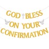 God Bless On Your Confirmation Banner - Baptism Baby Shower