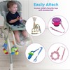 PBnJ baby Toy Saver Strap Holder Leash Secure Accessories Dino/Purple/LtBlue/Green