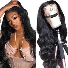 2 GS 13X6 1B BB Lace Frontal Human Hair Wig 20 Inch