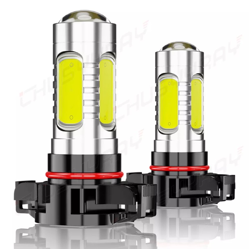 CHUSYYRAY White 15-SMD High Power LED Daytime Running Light Bulbs