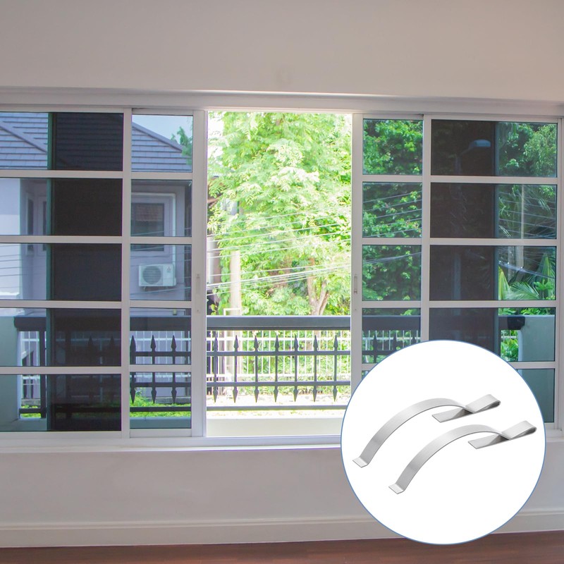 sourcing map 20Pcs Window Screen Tension Spring, Corner Mount Flat