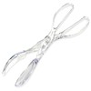 Chef Craft Premium Salad Scissor Tongs, 11.25 inch, Clear